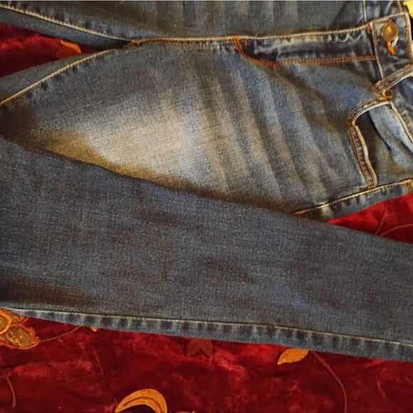 Wax Jean Blue Skinny Jeans with Distressed Details - Picture 13 of 13